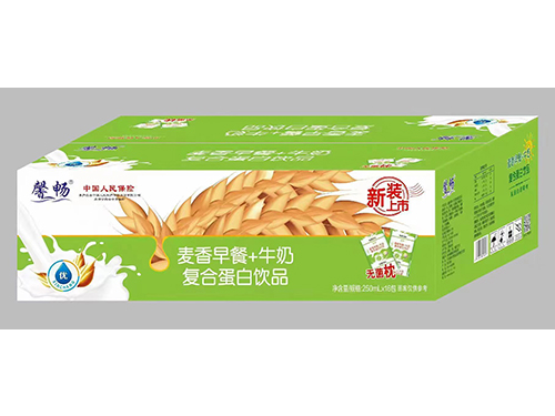 麥香早餐+牛奶復(fù)合蛋白飲品